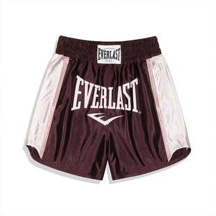 美国EVERLAST美式潮流运动拳击短裤男女款高腰健身训练休闲五分裤