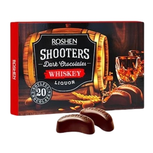 ROSHEN如胜丨SHOOTERS神枪手酒心巧克力150盒装威士忌白兰地朗姆