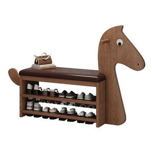 换鞋凳家用门口窄小鞋凳鞋柜坐凳一体动物坐凳入户凳子小鞋架可坐