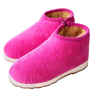 冬季手工保暖棉鞋女士高帮老北京孕妇月子传统布棉鞋加绒加厚防滑