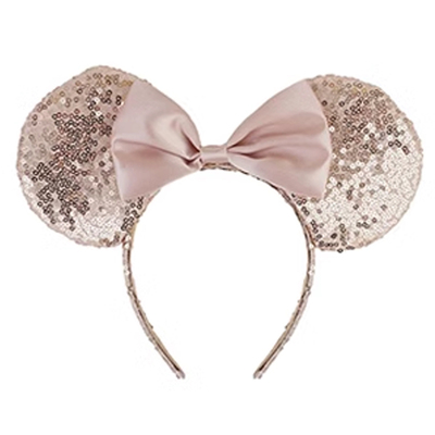 可爱亮片米妮蝴蝶结发箍