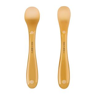 贝因美硅胶勺新生婴幼儿宝宝吃饭训练专用自主进食辅食勺儿童餐具