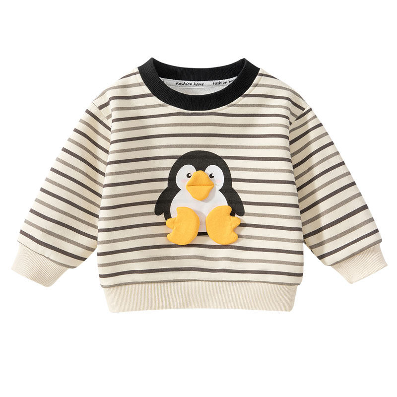 2026新款男童卫衣秋冬款婴儿加绒保暖上衣女童秋季儿童宝宝秋装潮