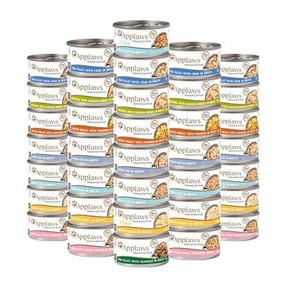 Applaws爱普士猫罐头70g*36罐进口猫咪零食营养补水湿粮肉汤罐头