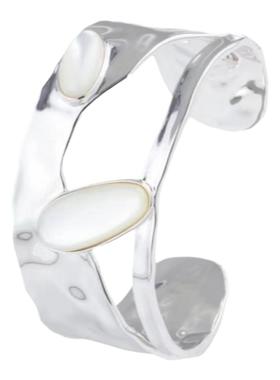 ZIVGREY镶白贝母手镯小众礼物