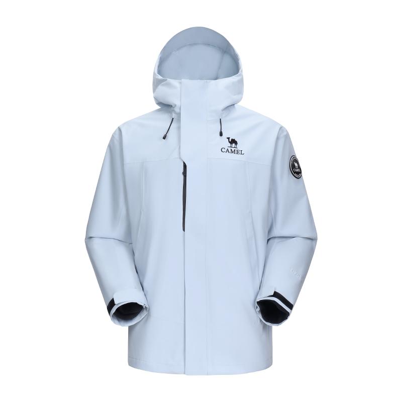 王者铠甲骆驼冲锋衣三合一登山服