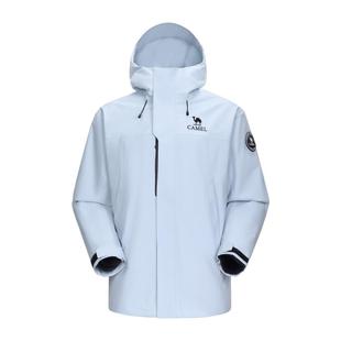 迪丽热巴同款|骆驼冲锋衣女三合一鹅绒内胆羽绒服2025新款外套男