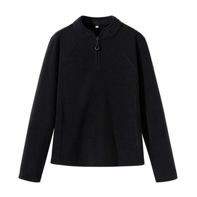 班尼路半开领加绒卫衣秋冬季外套