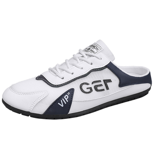 包头半拖鞋男2026夏季新款防滑爆款一脚蹬无后跟透气开车运动凉鞋