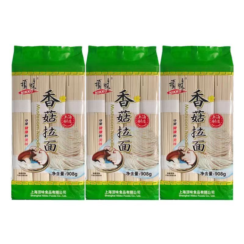 顶味香菇拉面面质精细口感劲道