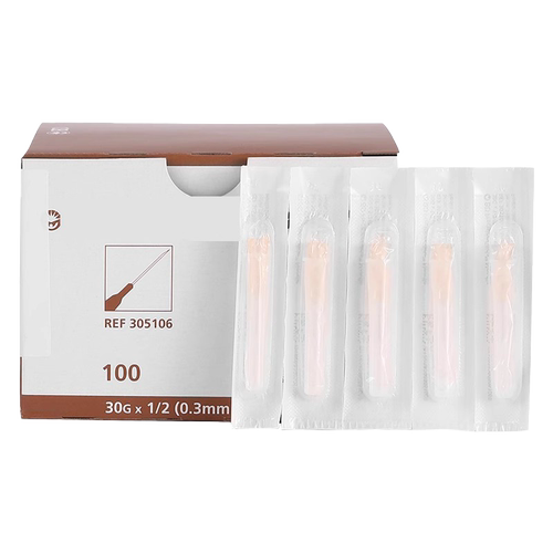 美国进口BD305106/304000小粉针头医美微整27g30g13mm无菌注射针
