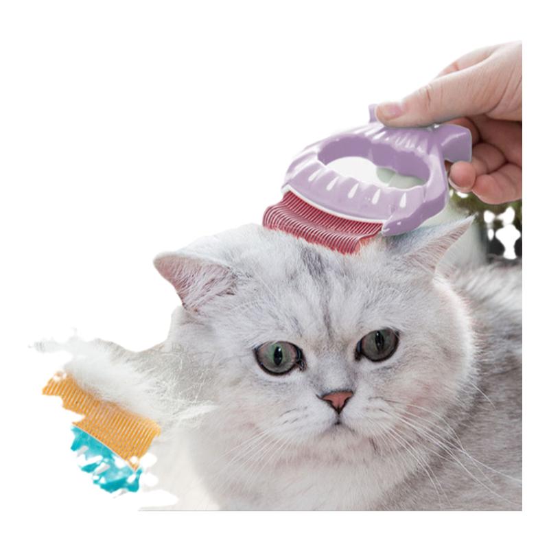 猫咪贝壳梳子宠物美容除毛开结梳