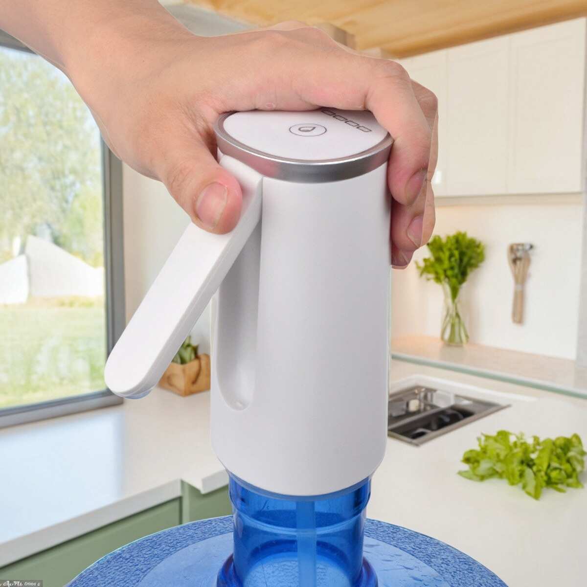 伙妹桶装水电动抽水器大桶水抽水泵饮水机家用吸水器矿泉水上水器