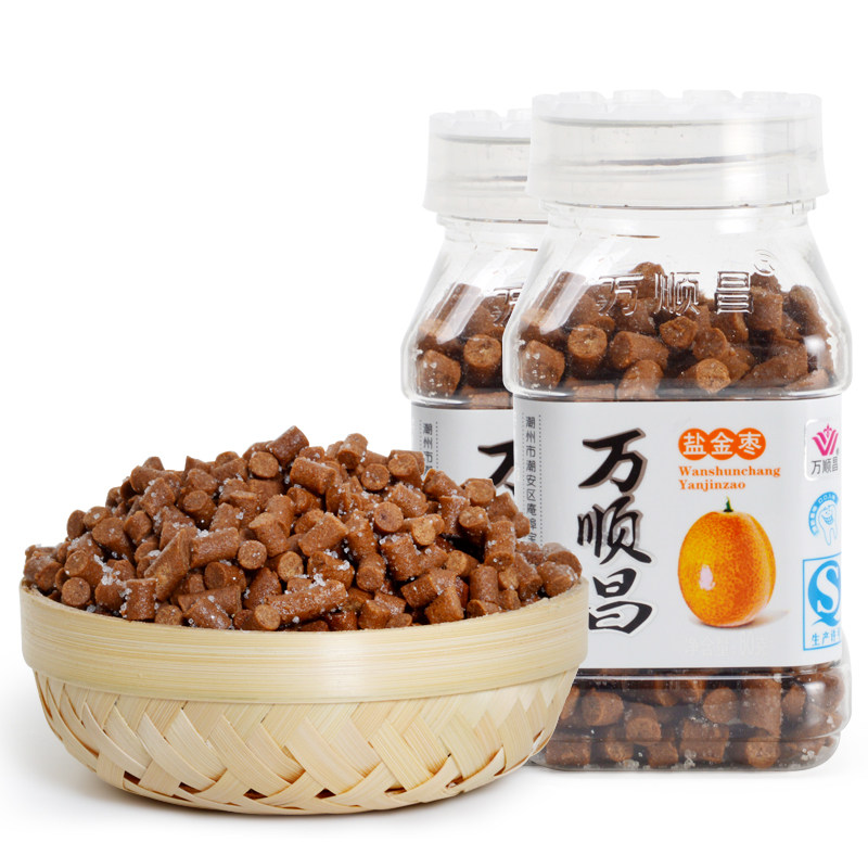 万顺昌 盐金枣组合装60g*4梅类制品