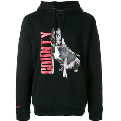 MARCELO BURLON马塞洛布隆男士棉质时尚个性印花MB连帽卫衣