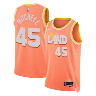 【球星同款】Nike耐克官方NBA骑士 米切尔City Edition篮球服