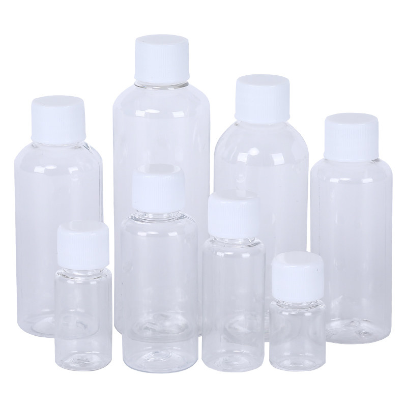 食品级10/20/30/50ml100毫升PET透明塑料瓶小样分装瓶小瓶子旅行
