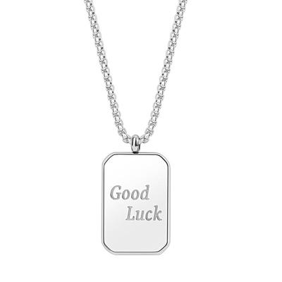 军牌项链男潮牌百搭高级感设计感