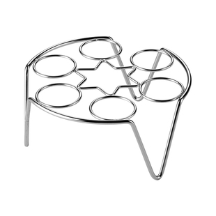 蒸蛋架特粗不锈钢多功能蒸架蒸菜蒸盘蒸笼高脚隔水厨房隔热蒸锅架