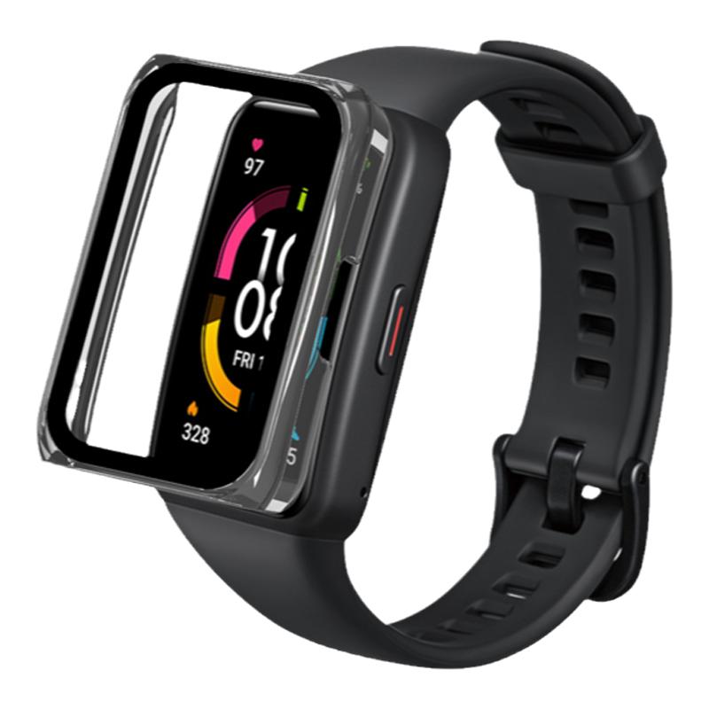 适用华为手环9保护套pro/NFC表壳8荣耀6代钢化膜7运动PC硬壳硅胶HUAWEI8保护壳honor band壳膜一体防摔套配件