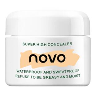 NOVO光透无暇遮瑕膏眼部泪沟黑眼圈脸部斑点痘印干皮纹身遮暇盘女