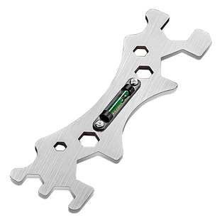 多功能卫浴扳手通用花洒淋浴专用安装工具曲角龙头水平仪六角神器