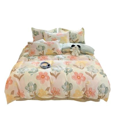 ins风纯棉被套单件学生宿舍被罩