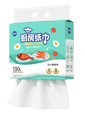 漫花悬挂式厨房抽纸巾130抽/包