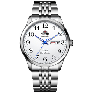 Orient东方双狮手表男款全自动机械表数字大表盘腕表父亲节礼物