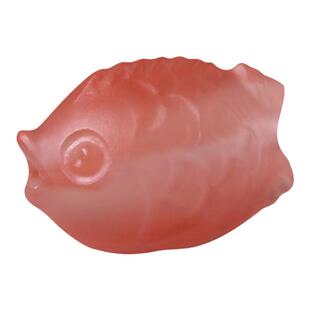 天然南红玛瑙小鱼配饰 四川美姑冰透飘红锦鲤通孔手串配珠 饰品