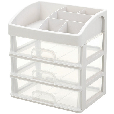 默默爱高颜值文具收纳盒透明多层