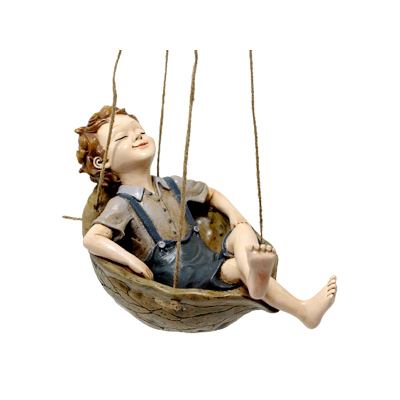 林间小憩花园秋千挂件户外做旧