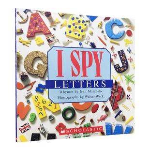 英文原版 I Spy Letters a to z 视觉大发现系列 学字母 3-5岁宝宝奇妙益智游ispy本