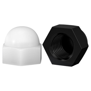 尼龙塑料盖型螺母圆头球形螺丝帽盖形装饰盖帽盖母M3M4M5M6M8-M20