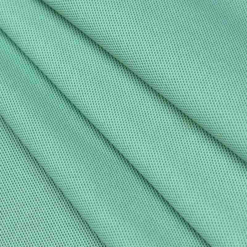 40S单面爽棉珠地网眼布衫运动紧密珠cvcT恤190G布POLO地面料针织