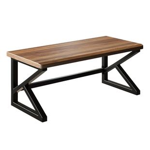 三梦实木大板电脑桌可定制家用办公桌双人工作台电竞桌子学生书桌