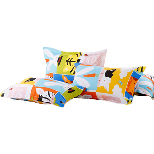 全棉儿童专用30x50枕头枕套35x55纯棉40x60大号48x74定制尺寸定做