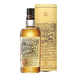 【国际大牌】克莱嘉赫13年斯贝塞单一麦芽威士忌苏格兰700ml