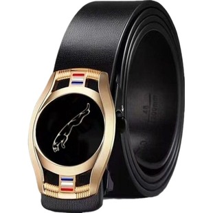 2025款正品男士皮带纯牛皮自动扣商务国风内穿腰带青中年百搭裤带