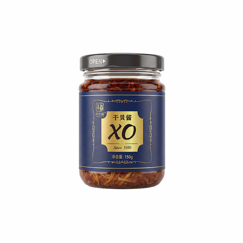 易佰福XO干贝酱150g酱香浓郁开盖即食拌面拌饭佐粥炒菜海鲜调味酱