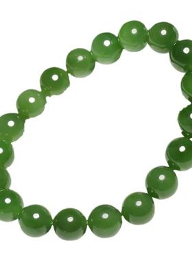 天然新疆和田玉碧玉高档老坑女款