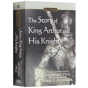 正版 亚瑟王与圆桌骑士 The Story of King Arthur and His Knights 英文原版小说传奇故事 英文版进口书籍