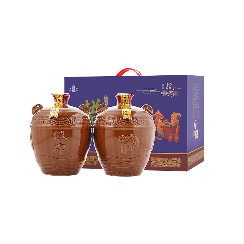 塔牌五年陈酿花雕酒1.625L*2坛装