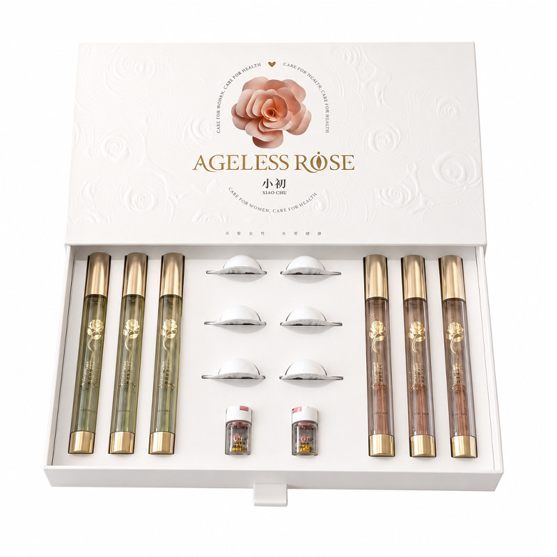 微商同款AGELESS ROSE小初女性黏膜抑菌凝胶时光小瑾鸳鸯套盒正品