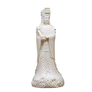 戴玉堂如意妈祖像湄洲林默娘神像家用供奉天后圣母娘娘陶瓷摆件