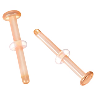 无铅玻璃耳钉养耳洞肤色透明隐形耳棒鼻钉耳骨钉学生耳环饰品免摘