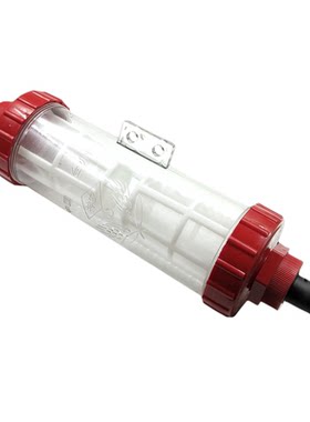 红色直通过滤器农用三缸柱塞泵