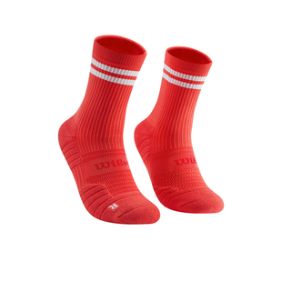 Wilson威尔胜官方男女通用运动弹力缓震抗菌百搭舒适网球高腰袜子