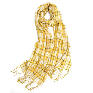 清仓内蒙纯羊毛围巾薄款男女通用配大衣秋冬英伦格百搭美拉德咖色