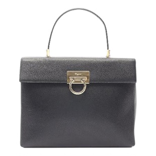 中古复古二奢Ferragamo菲拉格慕女包9新handbag手提包牛皮手提包